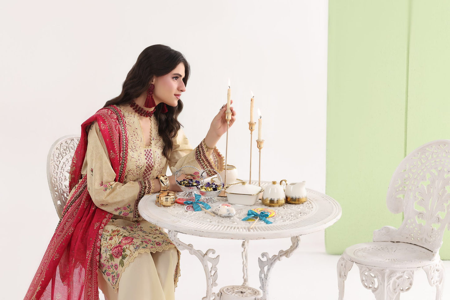 BAHAR- Embroidered Lawn 3 Piece