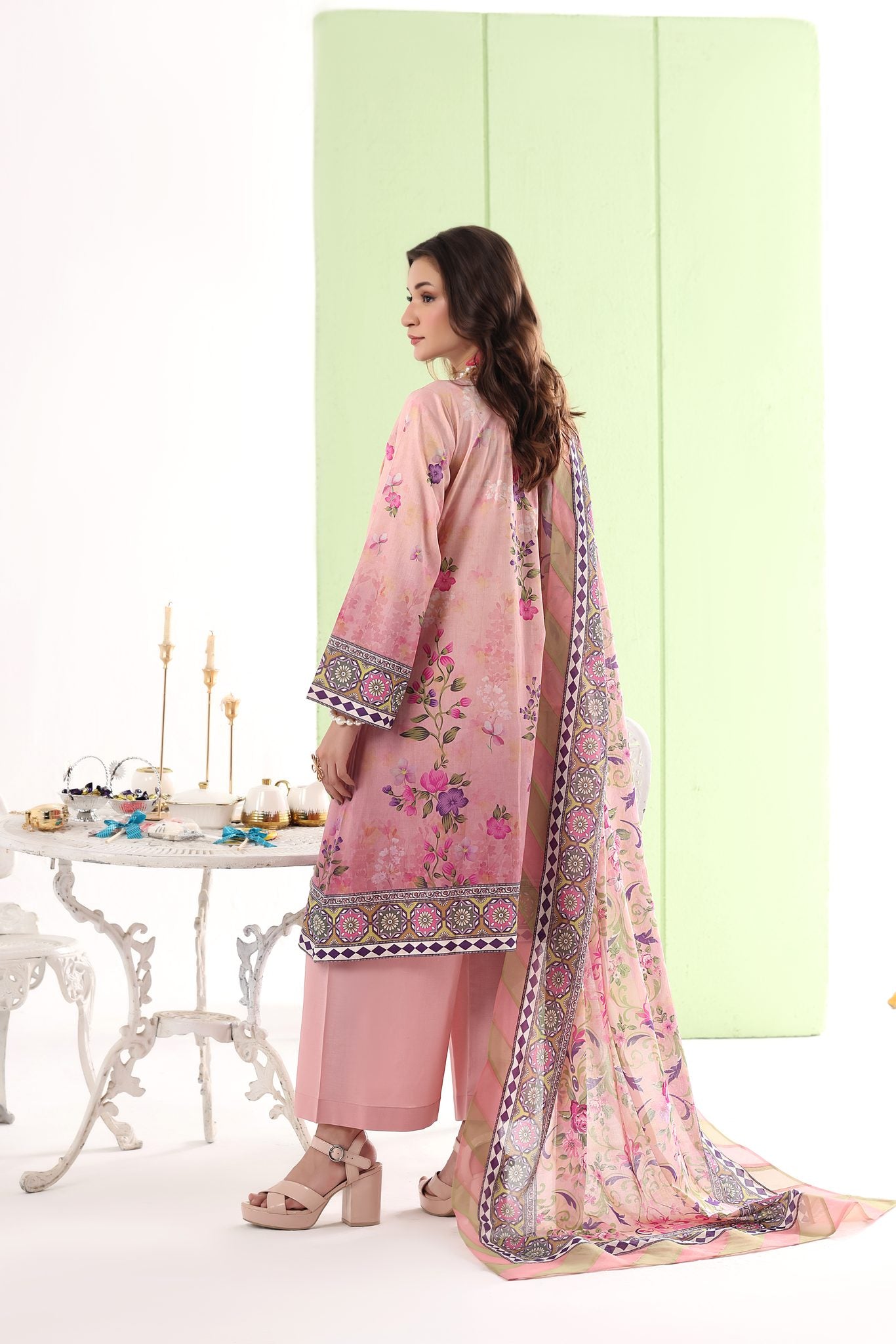 BAHAR - Embroidered Lawn 3 Piece