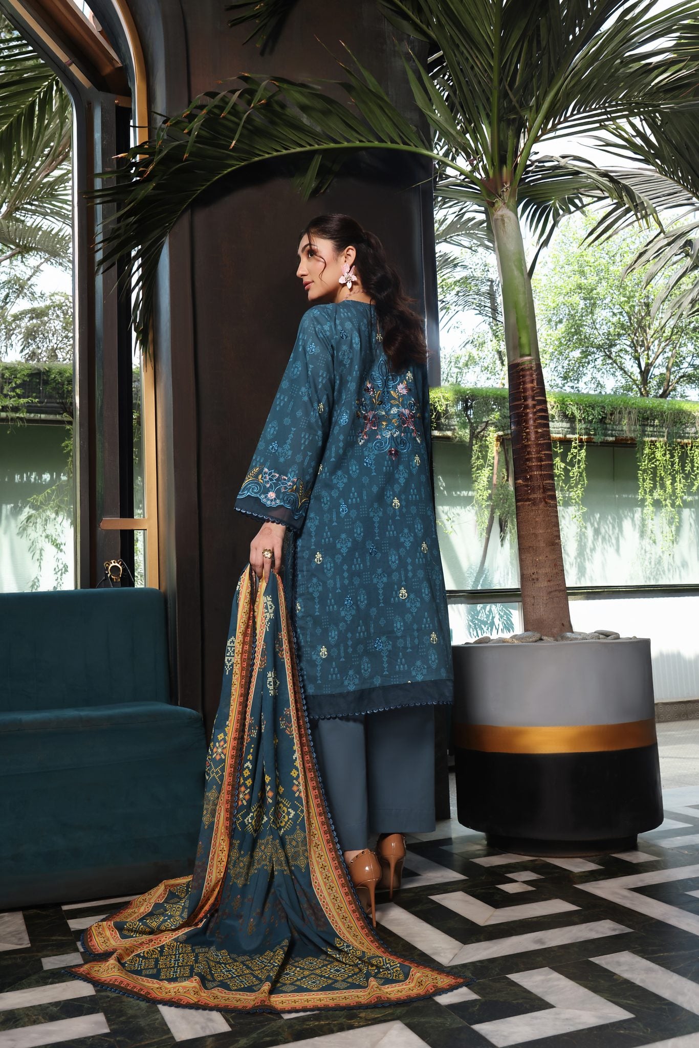 COCO - Embroidered Lawn 3 Piece
