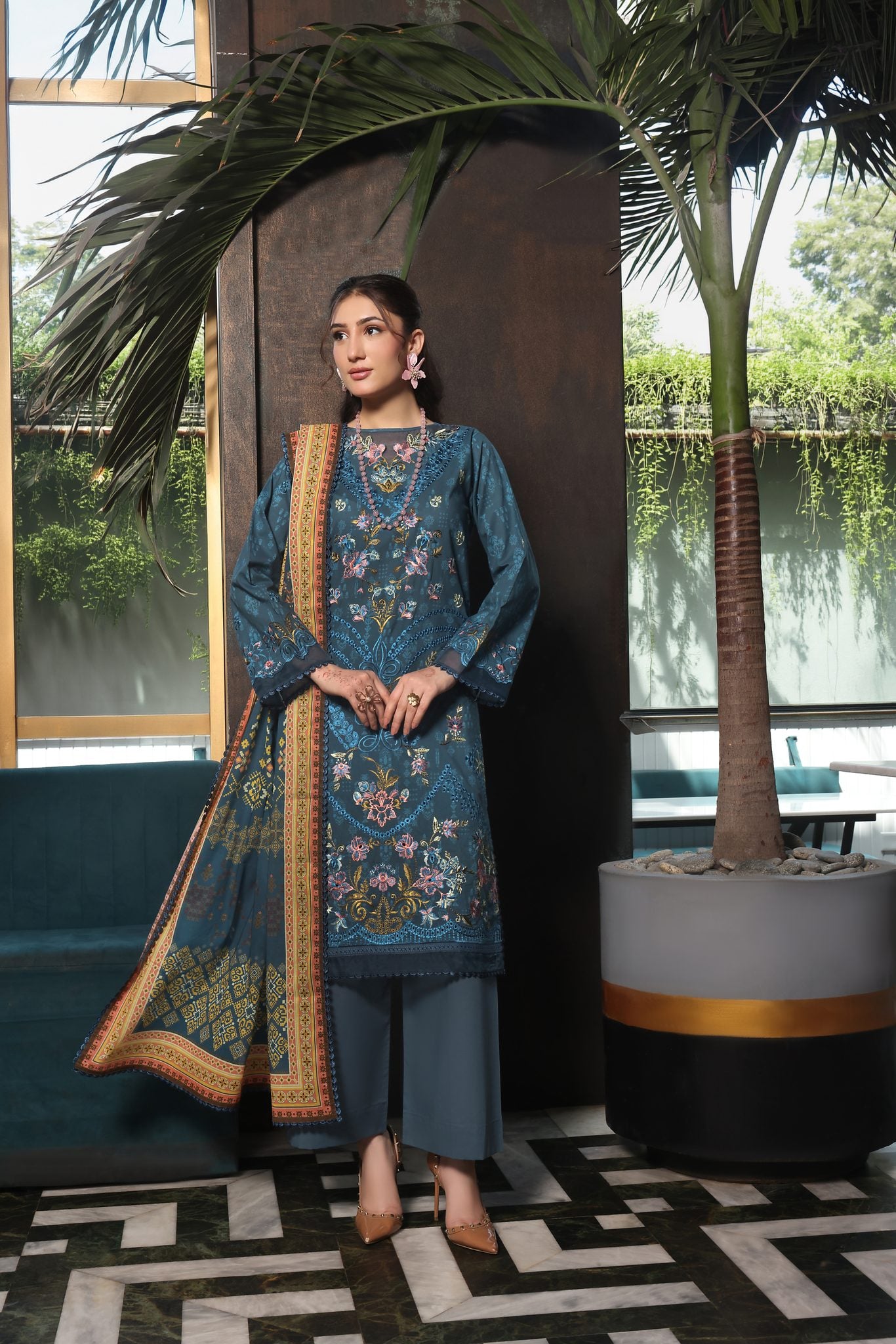 COCO - Embroidered Lawn 3 Piece