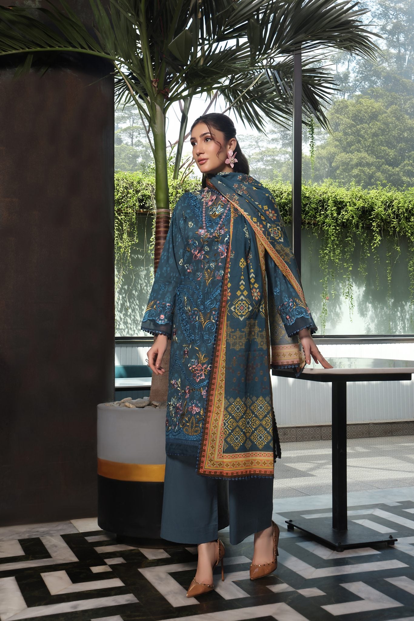 COCO - Embroidered Lawn 3 Piece