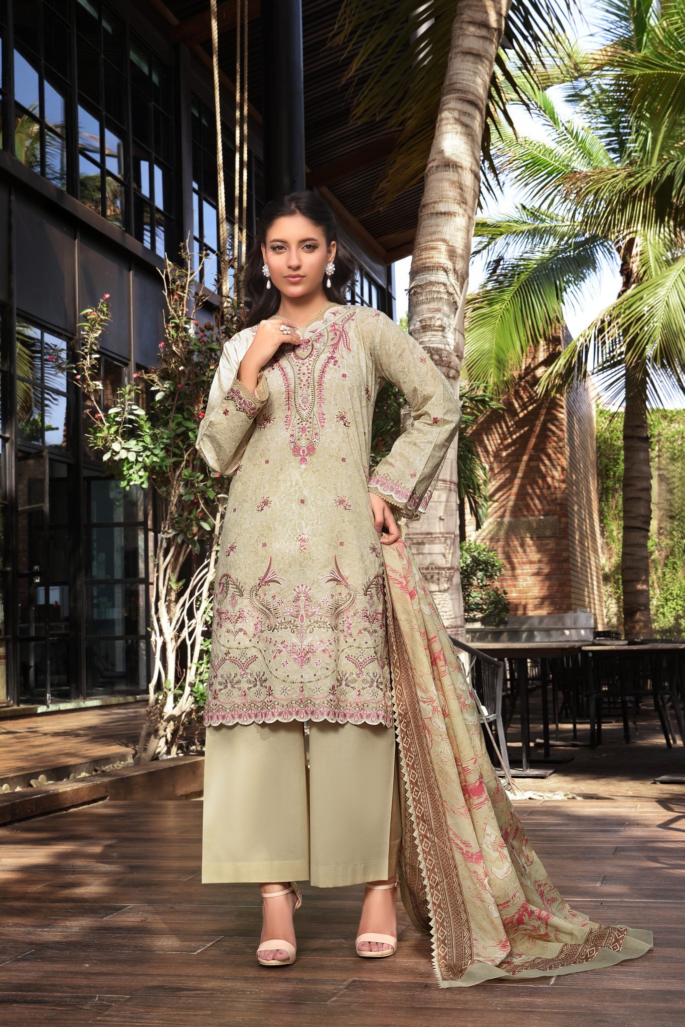 COCO - Embroidered Lawn 3 Piece
