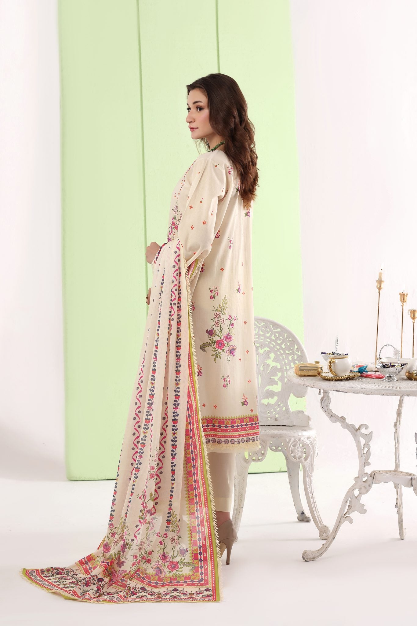 BAHAR - Embroidered Lawn 3 Piece