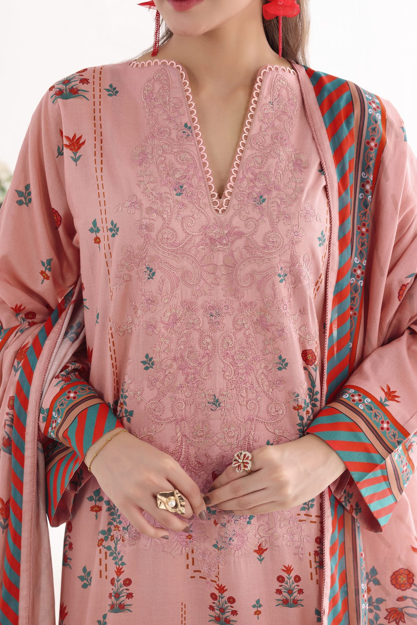BAHAR - Embroidered Lawn 3 Piece