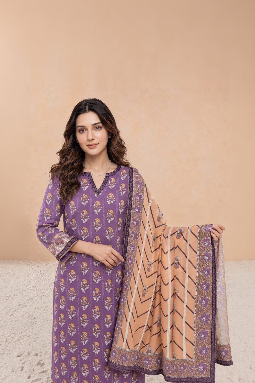 Every Day Wisteria Printed Lawn Collection – 3 Piece