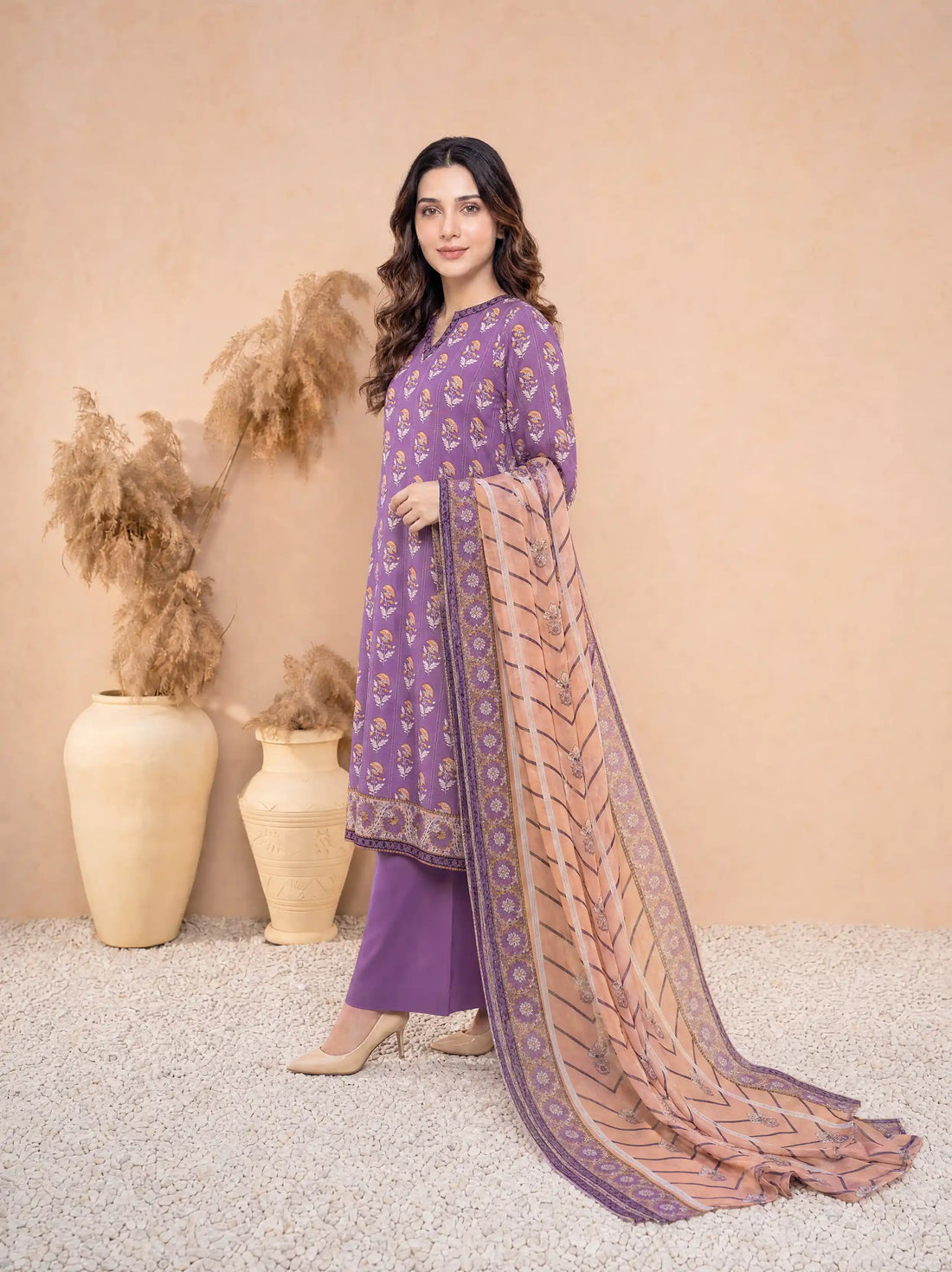 Every Day Wisteria Printed Lawn Collection – 3 Piece
