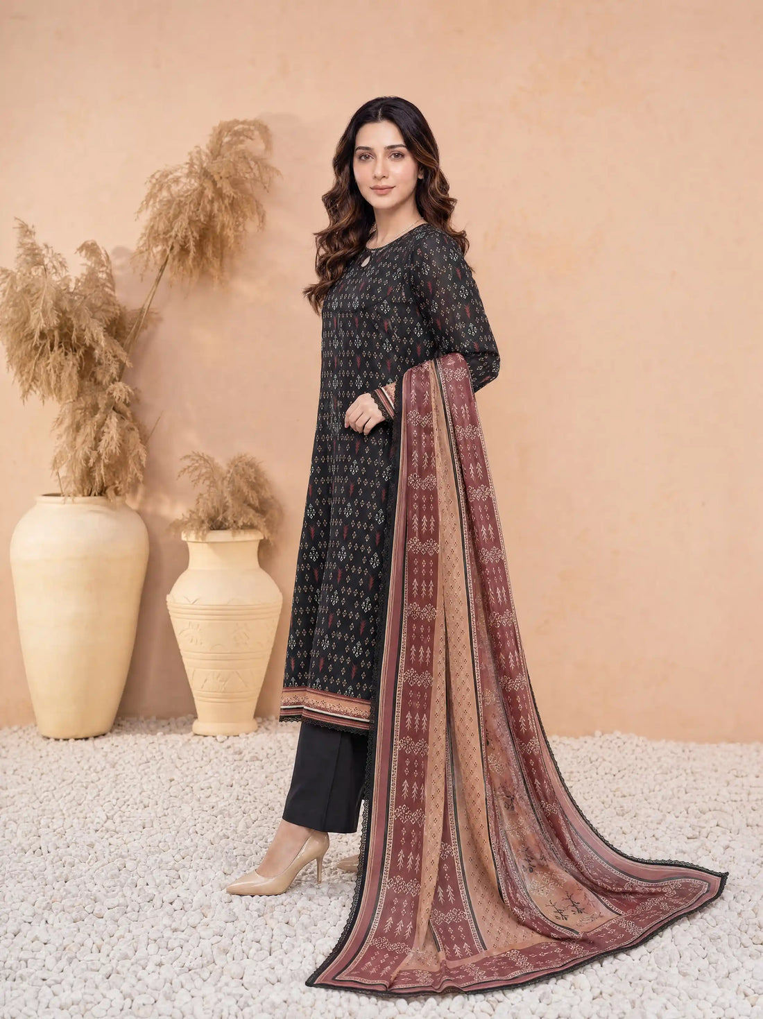 Every Day Onyx Printed Lawn Collection – 3 Piece