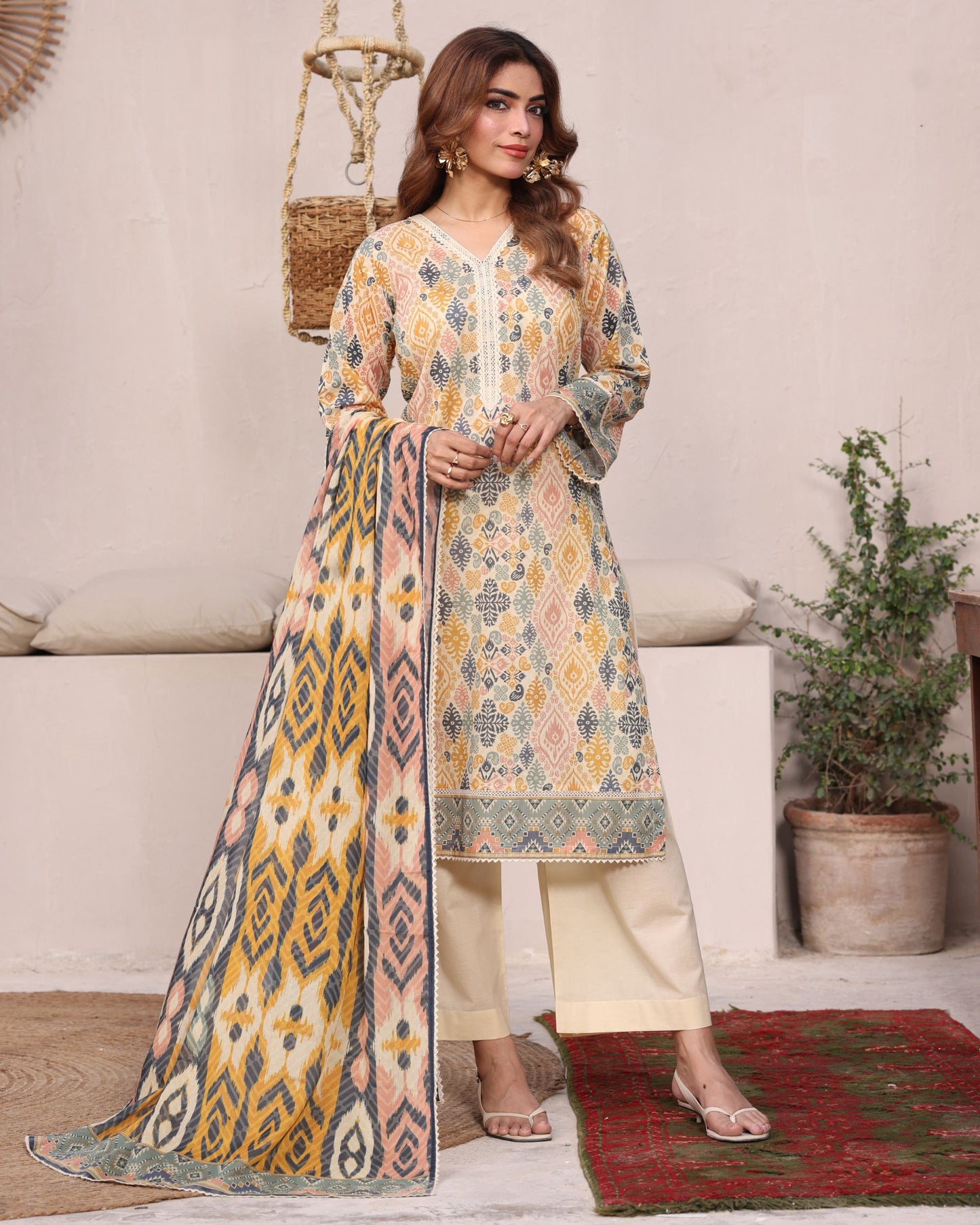 EASY BREEZY - Lawn 3 Piece