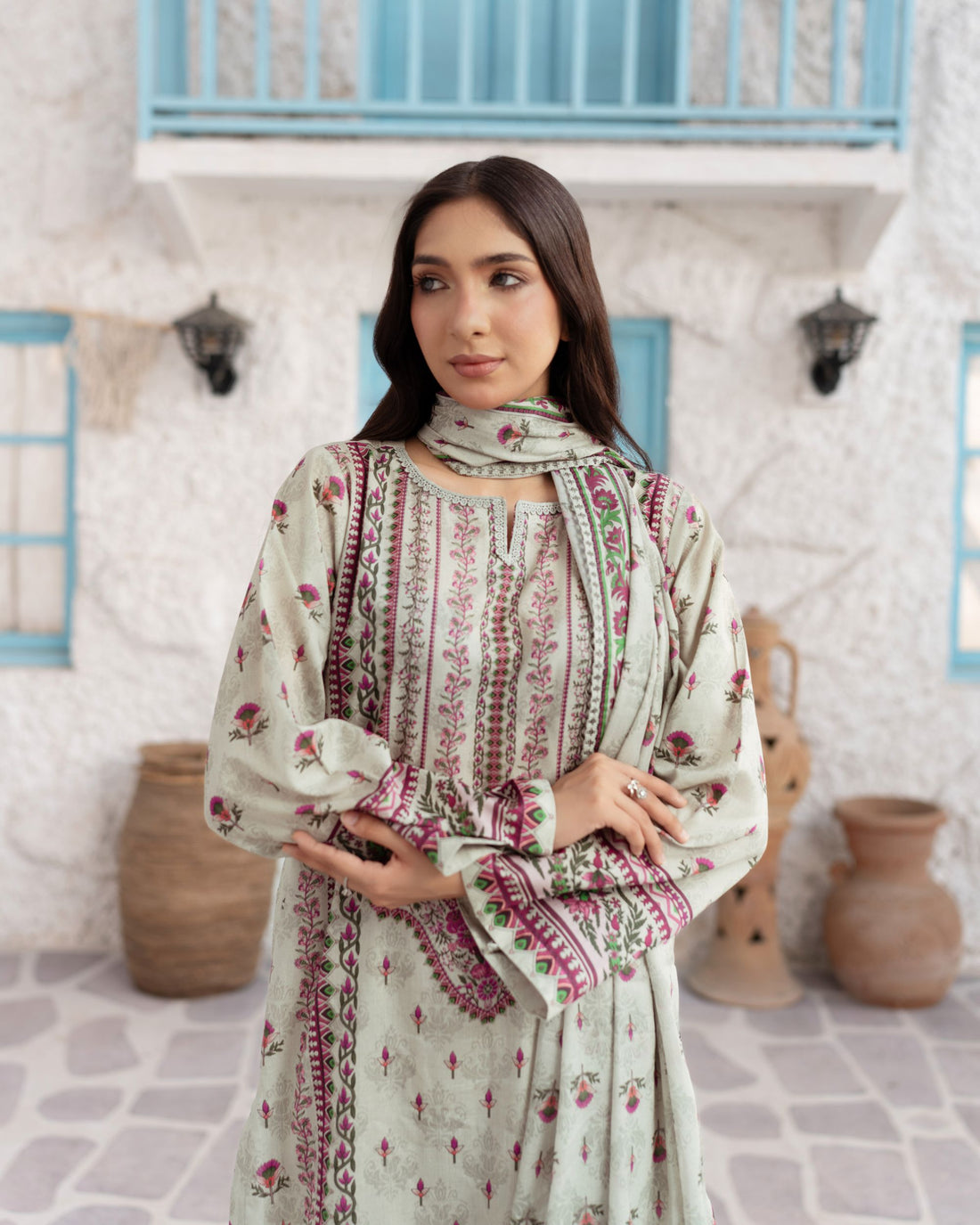 Easy Breezy Sage - Lawn 3 Piece